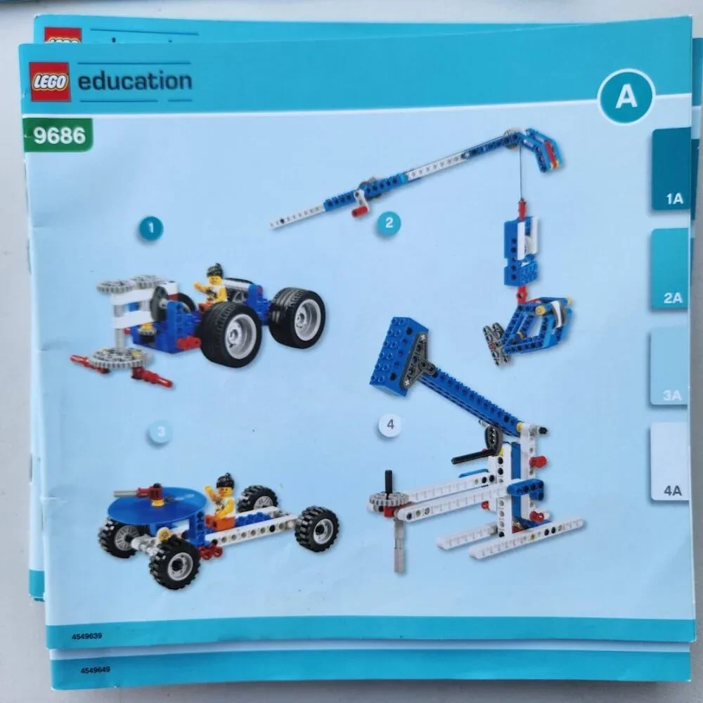Lego Education 9686 Instruction Manuals Manual Retired Product Simple & Powered